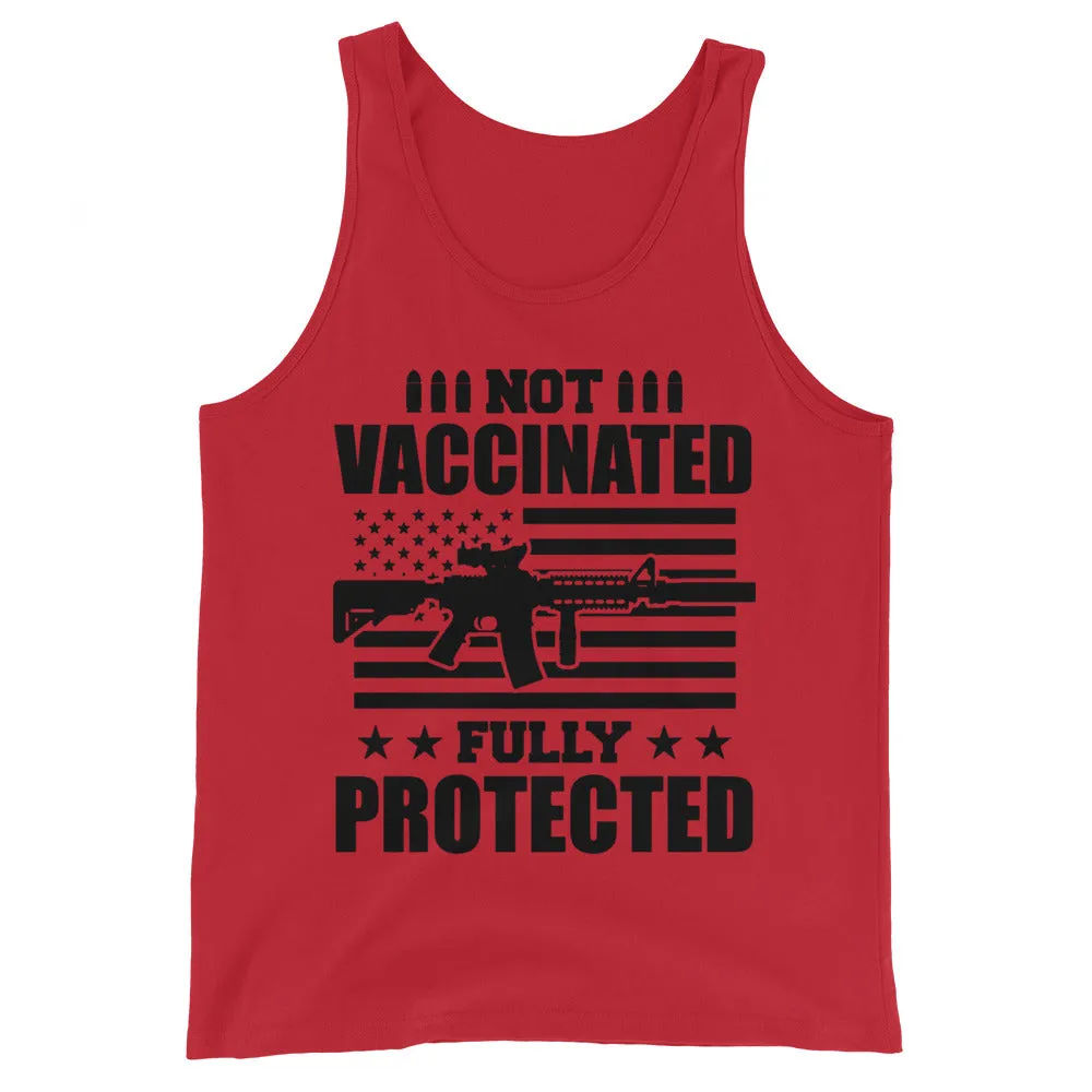 Not Vaccinated fully protected Unisex Tank Top