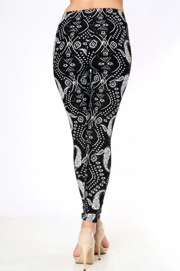 Paisley Print Leggings