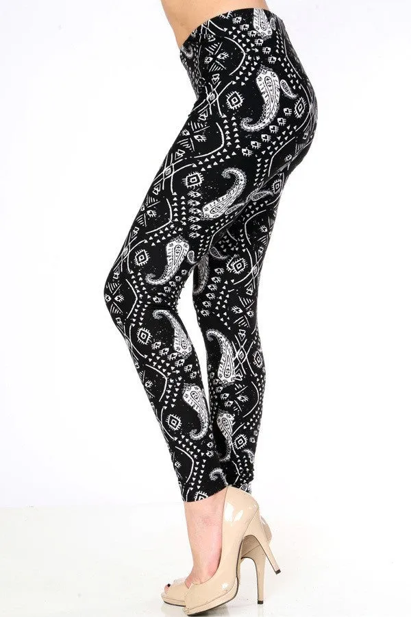 Paisley Print Leggings