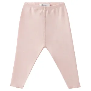 Pale Pink Cotton Leggings