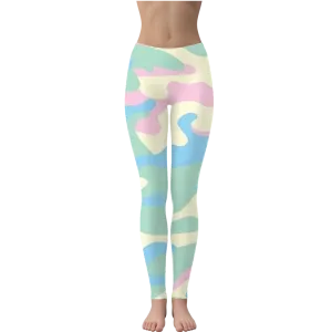 Pastel Colors Camo Leggings