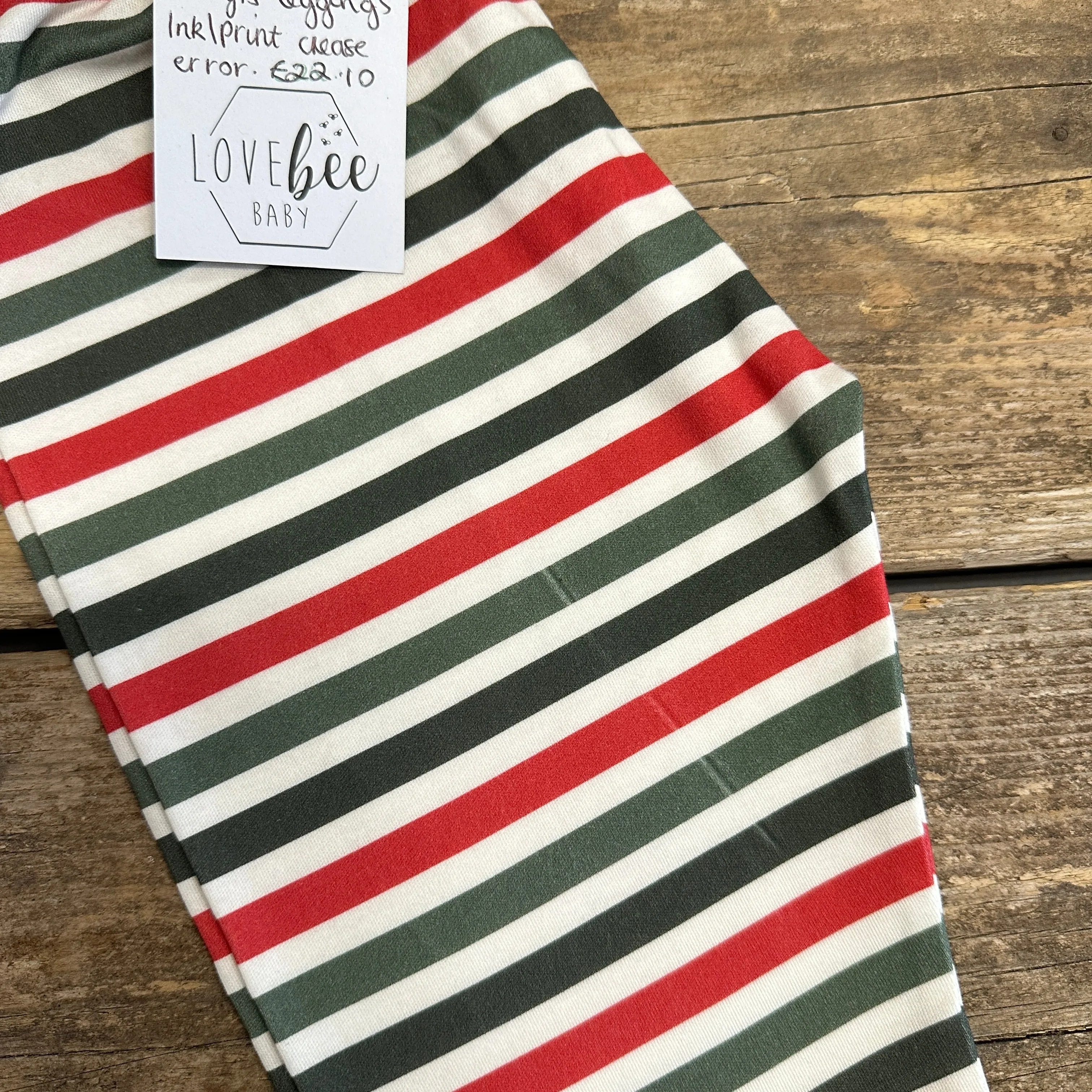 Perfectly Imperfect #2   #3 | Christmas Stripe Slim Leggings | 5-6 Years