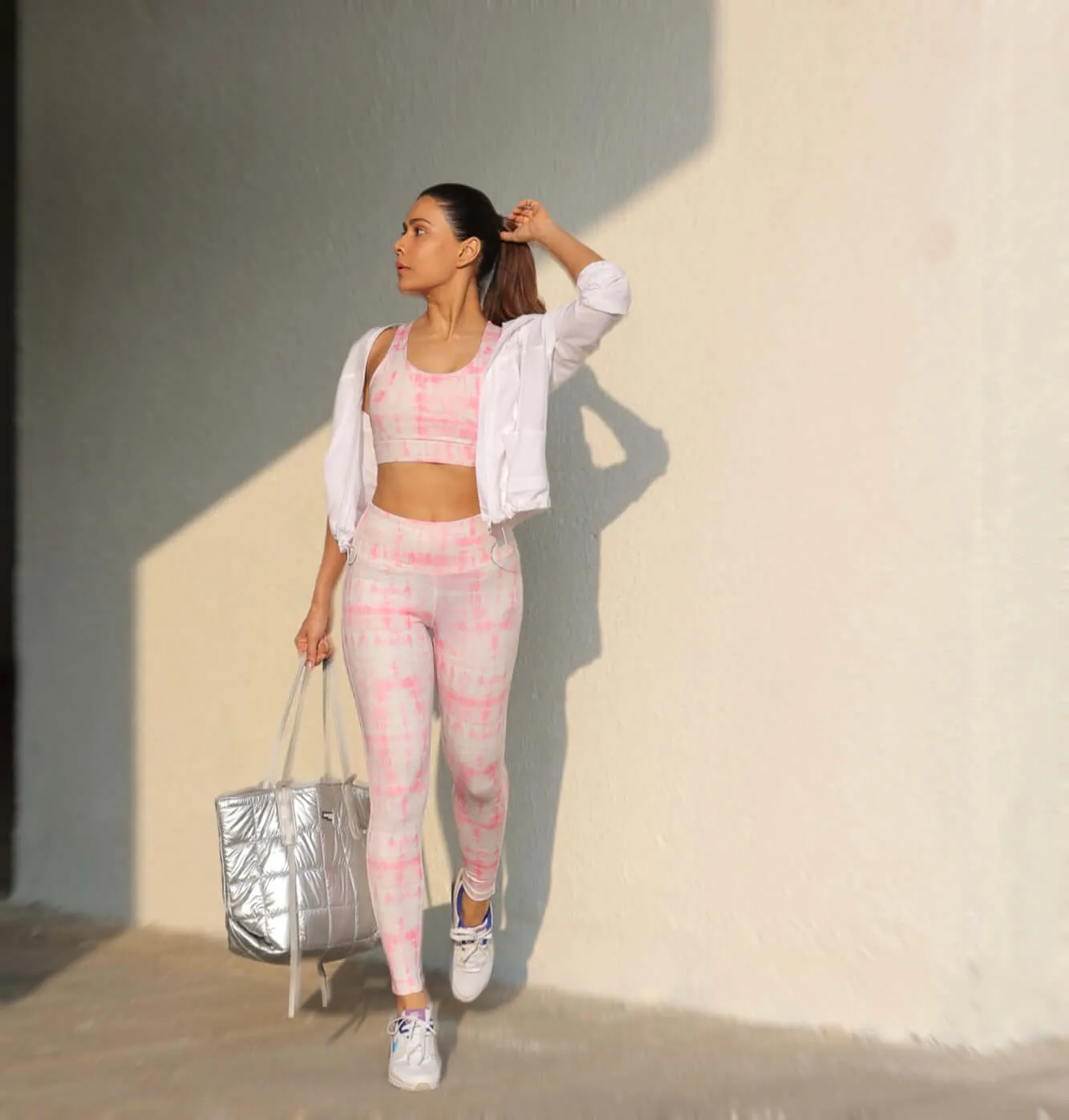Pink Shibori Luxe Leggings
