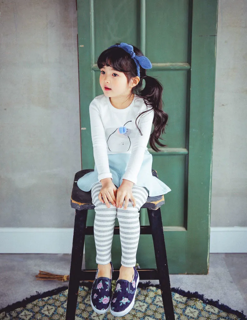 Pom-Pom Pear Blouse White