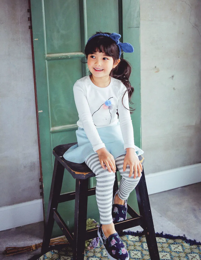 Pom-Pom Pear Blouse White
