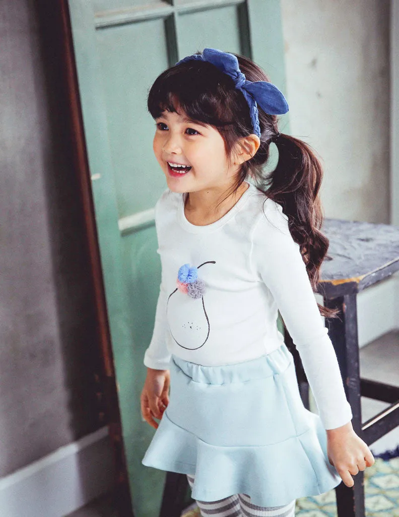 Pom-Pom Pear Blouse White