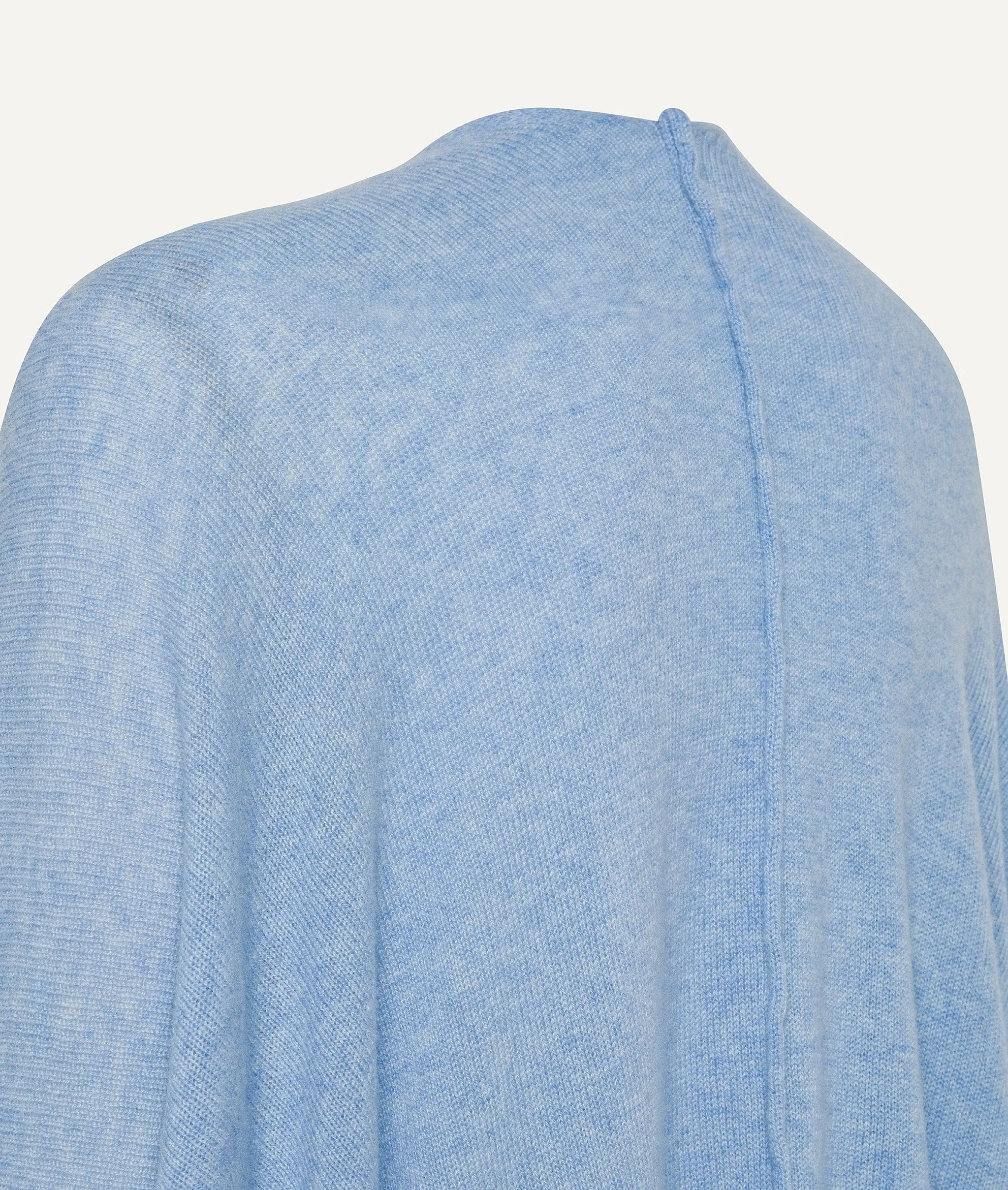 Poncho with Sleeves in Cashmere