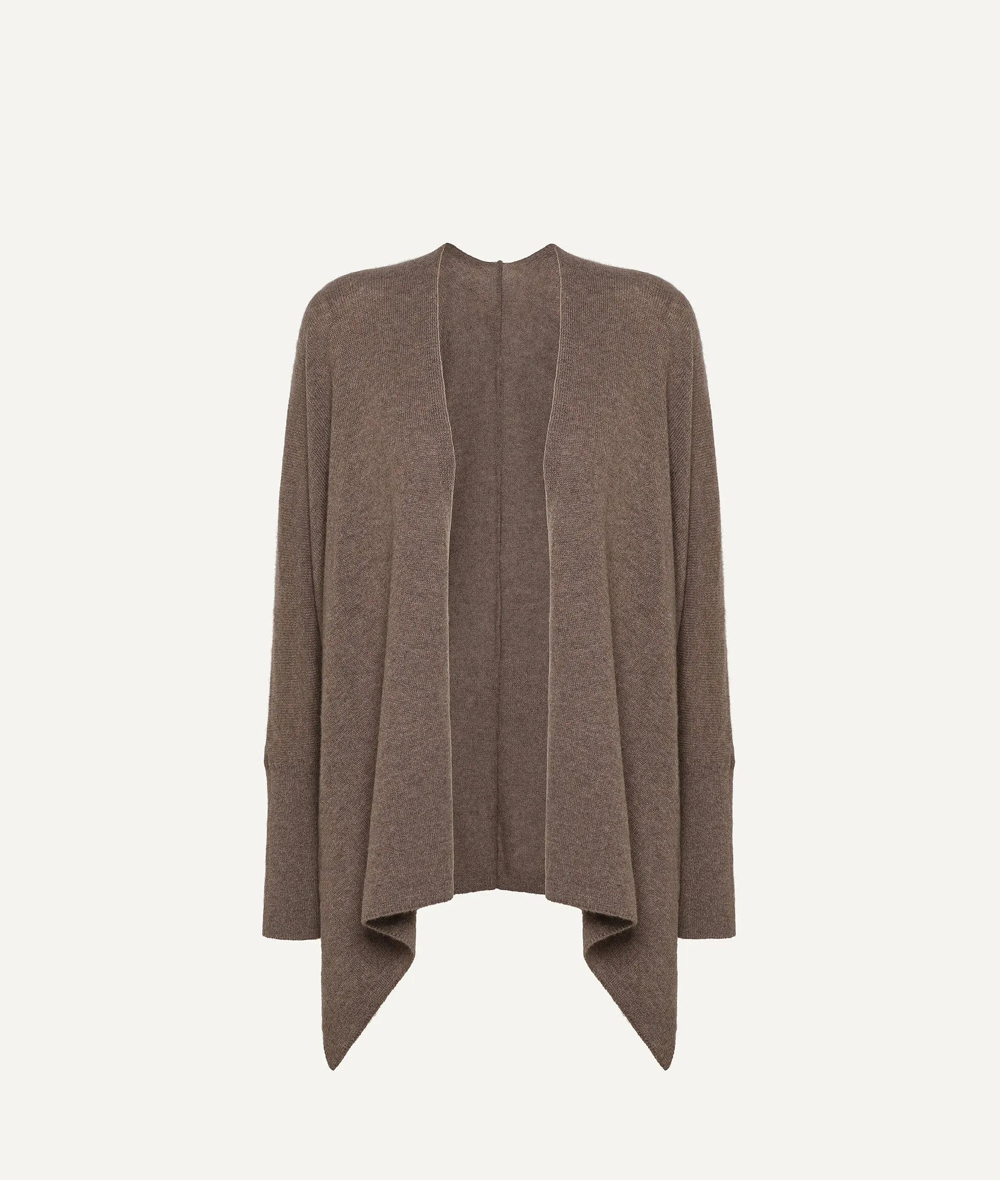 Poncho with Sleeves in Cashmere