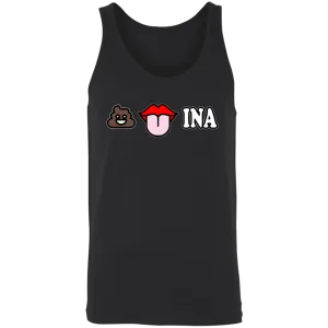 Poo Tongue Ina Unisex Cotton Tank Top