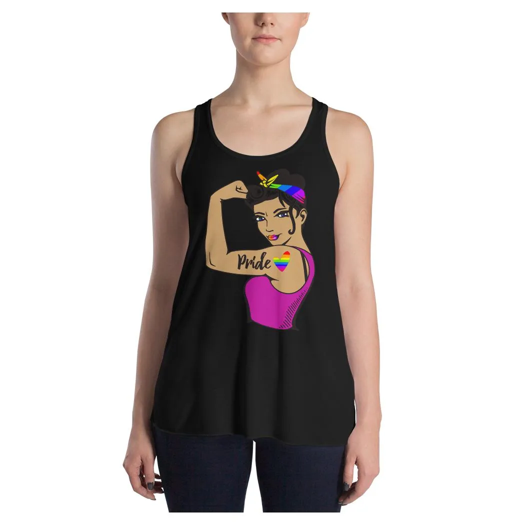 Prideful Rosie Racerback Tank (Hispanic)