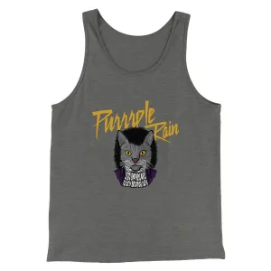 Purrrple Rain Men/Unisex Tank Top