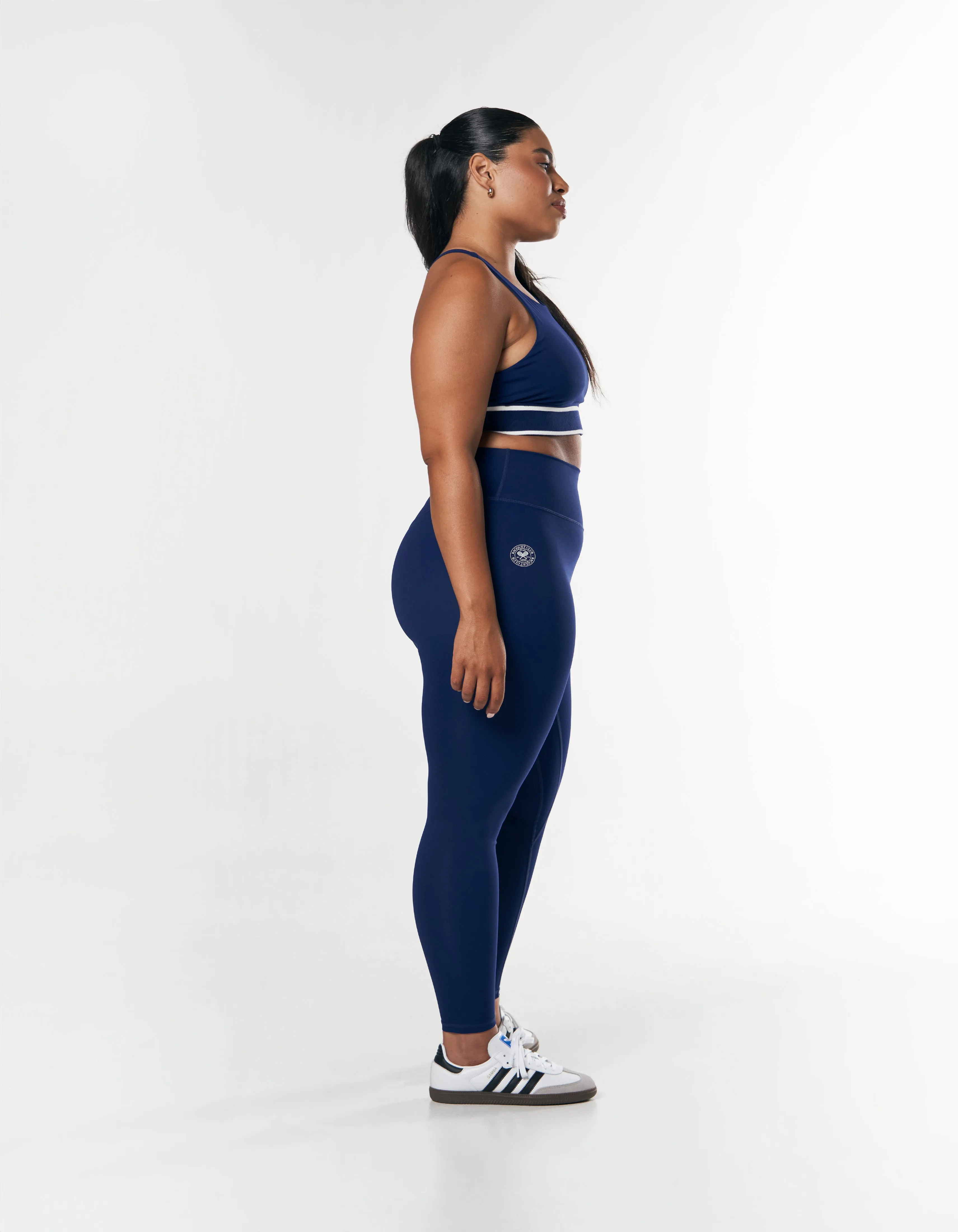 Racquet Club Band Tank - Navy