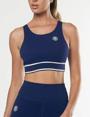 Racquet Club Band Tank - Navy