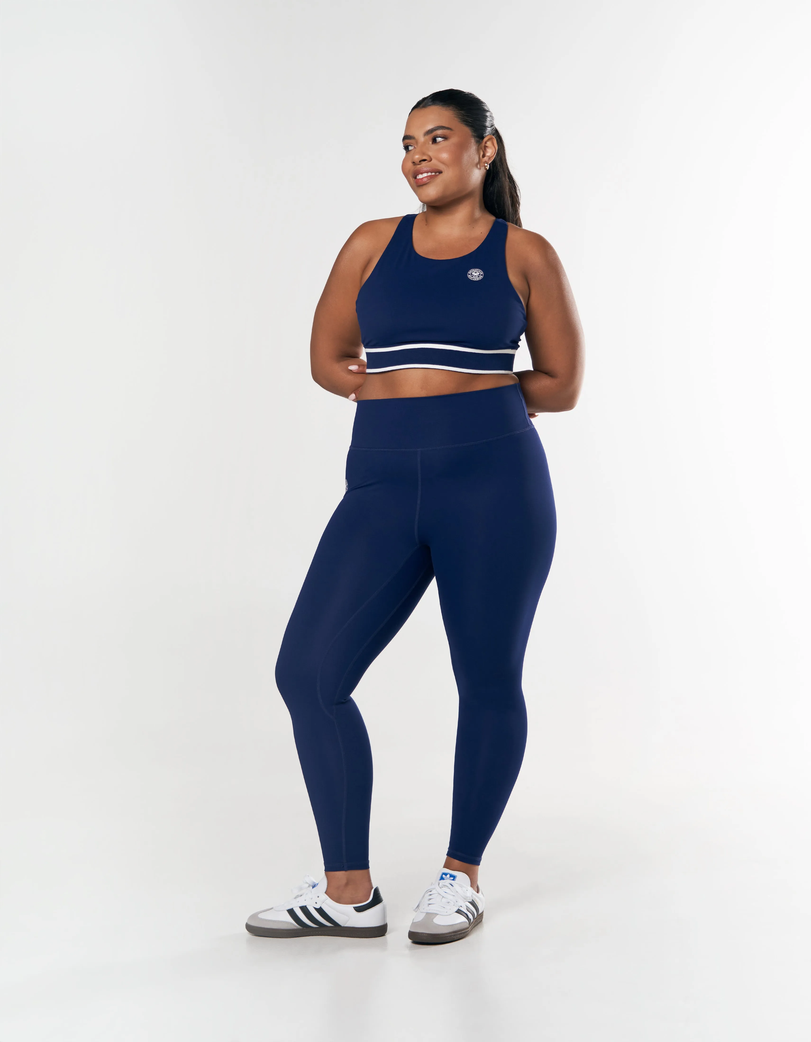 Racquet Club Band Tank - Navy