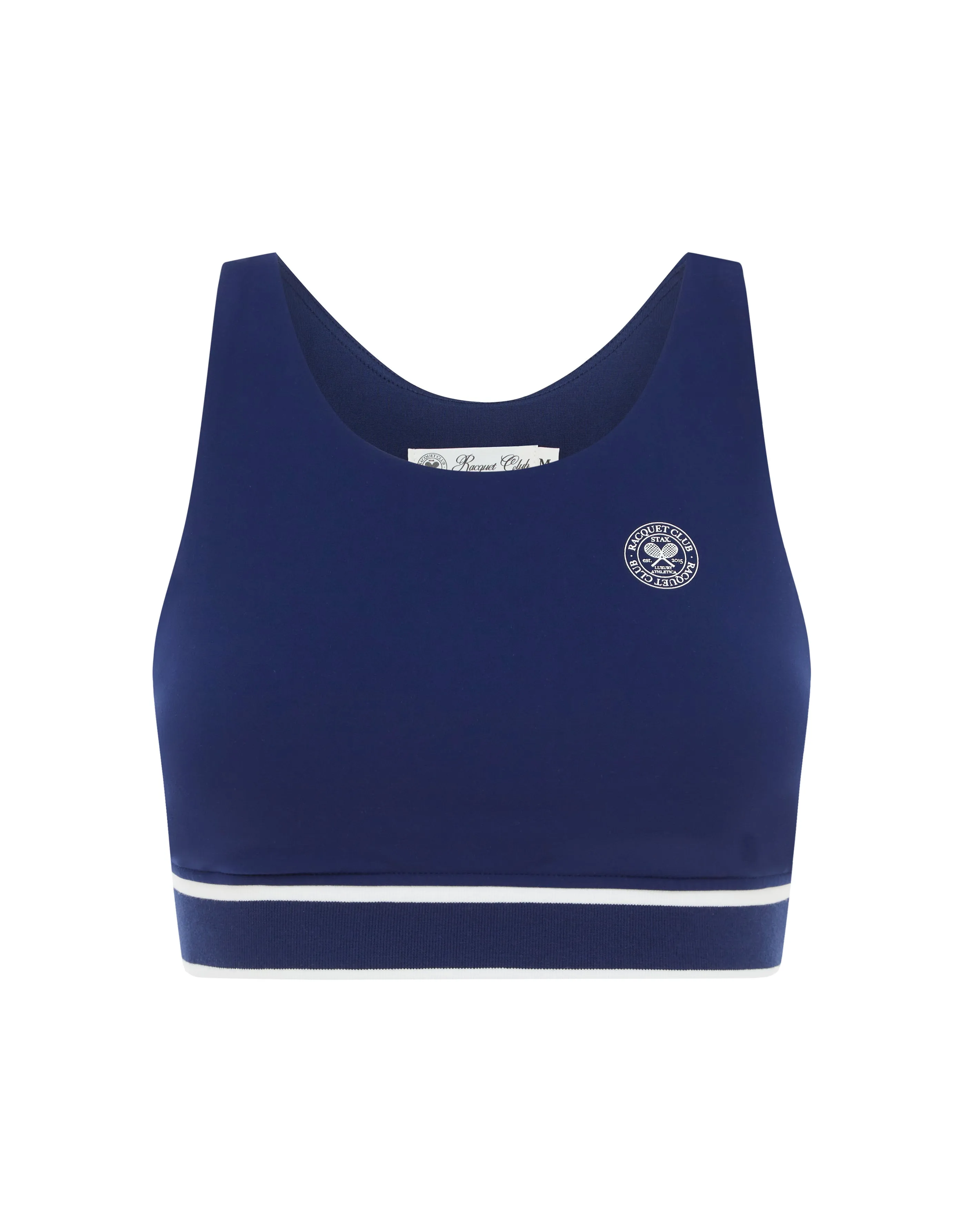 Racquet Club Band Tank - Navy