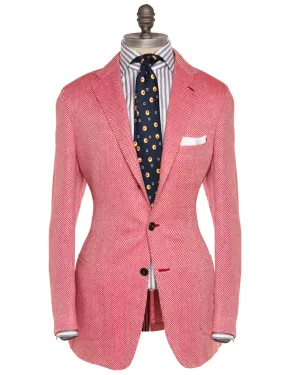 Red and White Chevron Sportcoat