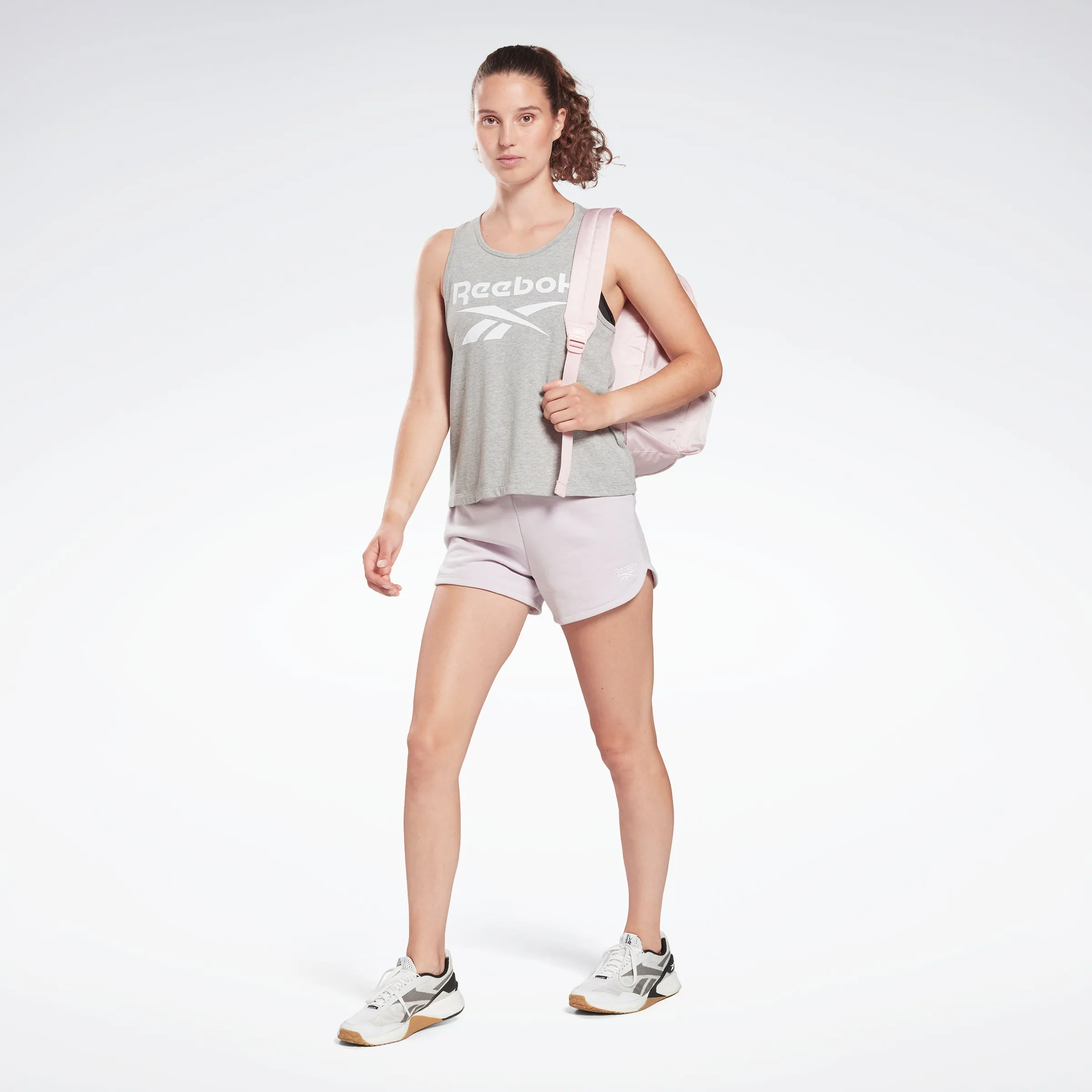 Reebok Apparel Women Reebok Identity Tank Top Mgreyh