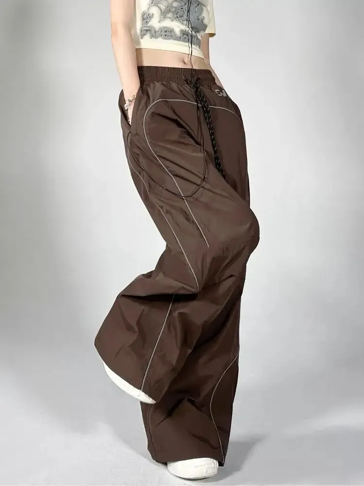 Reflective Parachute Pants