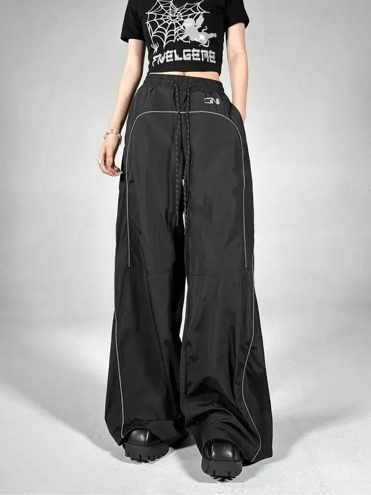 Reflective Parachute Pants