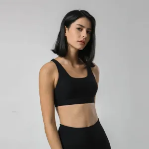 Ribbed Keyhole Bra Top