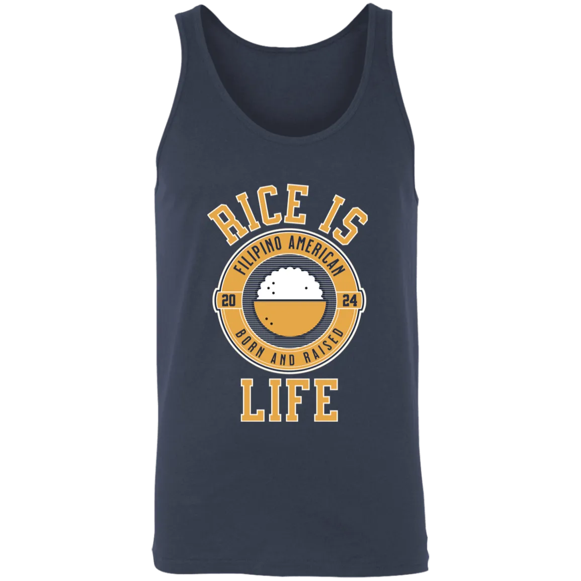 RIce is Life  Unisex Cotton Tank Top