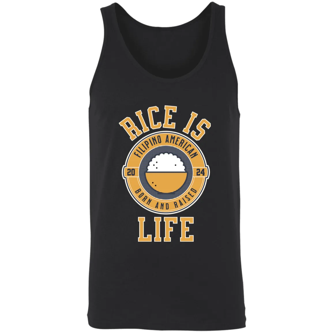 RIce is Life  Unisex Cotton Tank Top