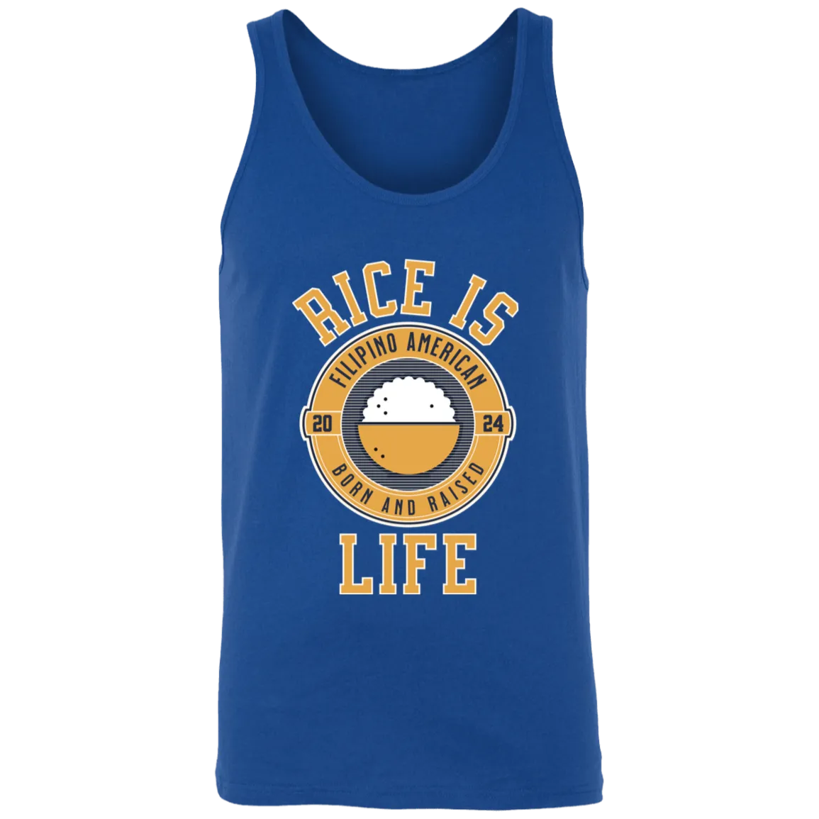 RIce is Life  Unisex Cotton Tank Top