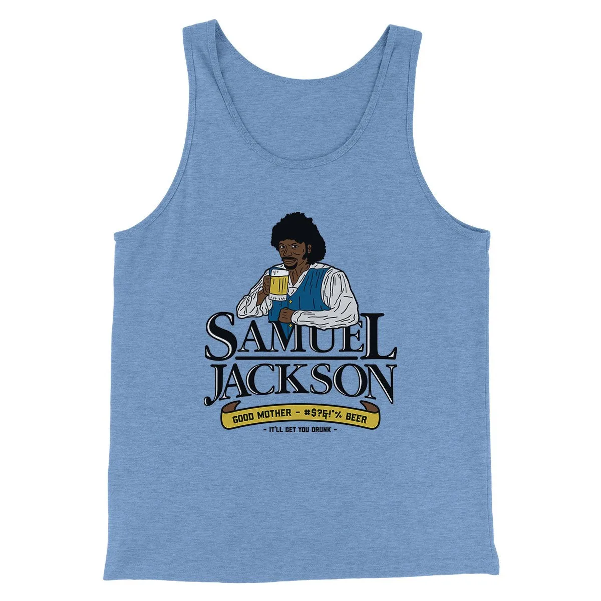 Samuel L. Jackson Beer Men/Unisex Tank Top