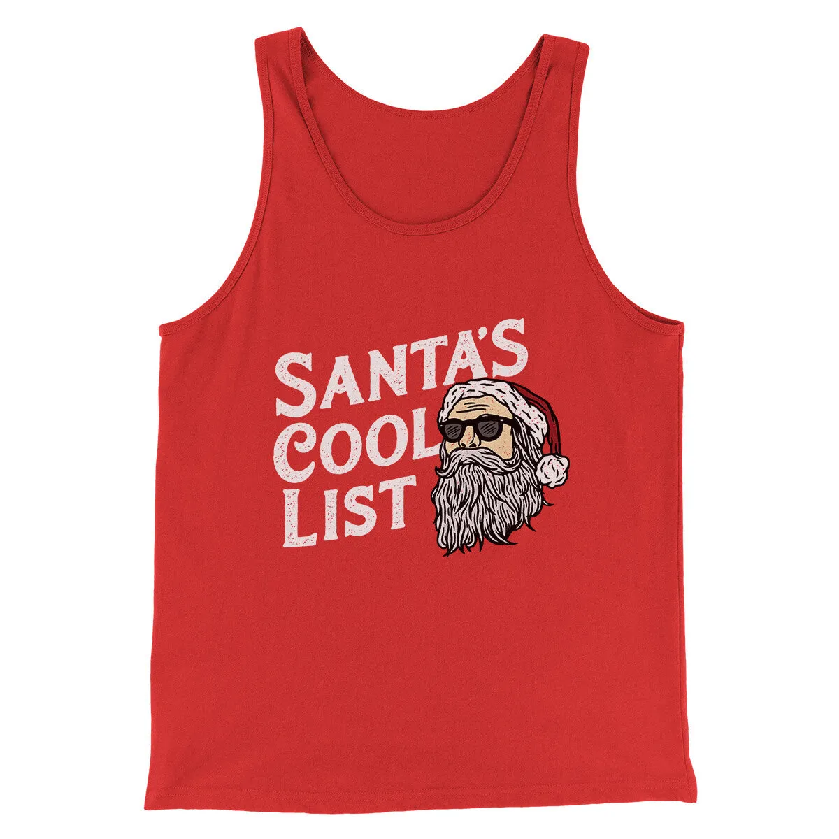 Santa’s Cool List Men/Unisex Tank Top