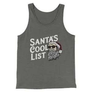 Santa’s Cool List Men/Unisex Tank Top