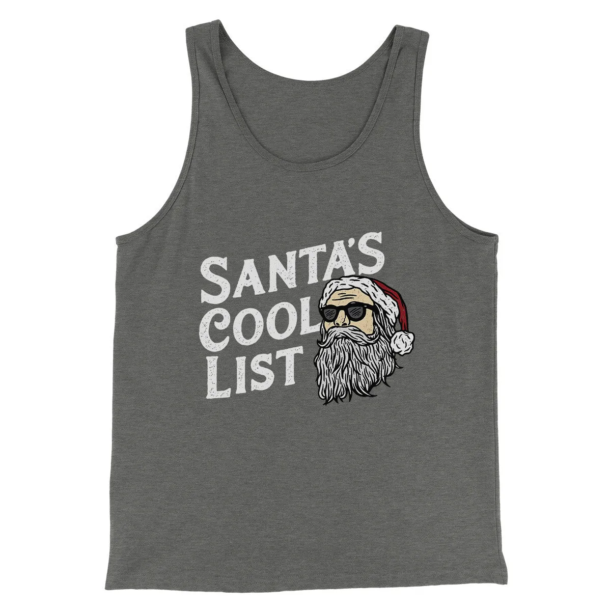 Santa’s Cool List Men/Unisex Tank Top