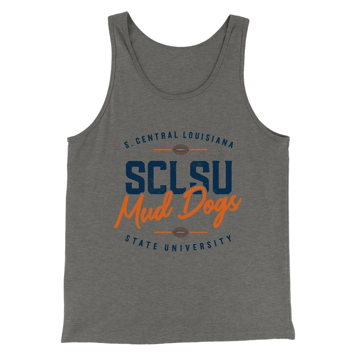 SCLSU Mud Dogs Football Funny Movie Men/Unisex Tank Top