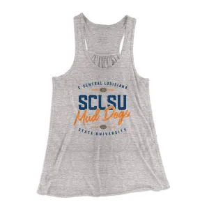 SCLSU Mud Dogs Football Women's Flowey Tank Top