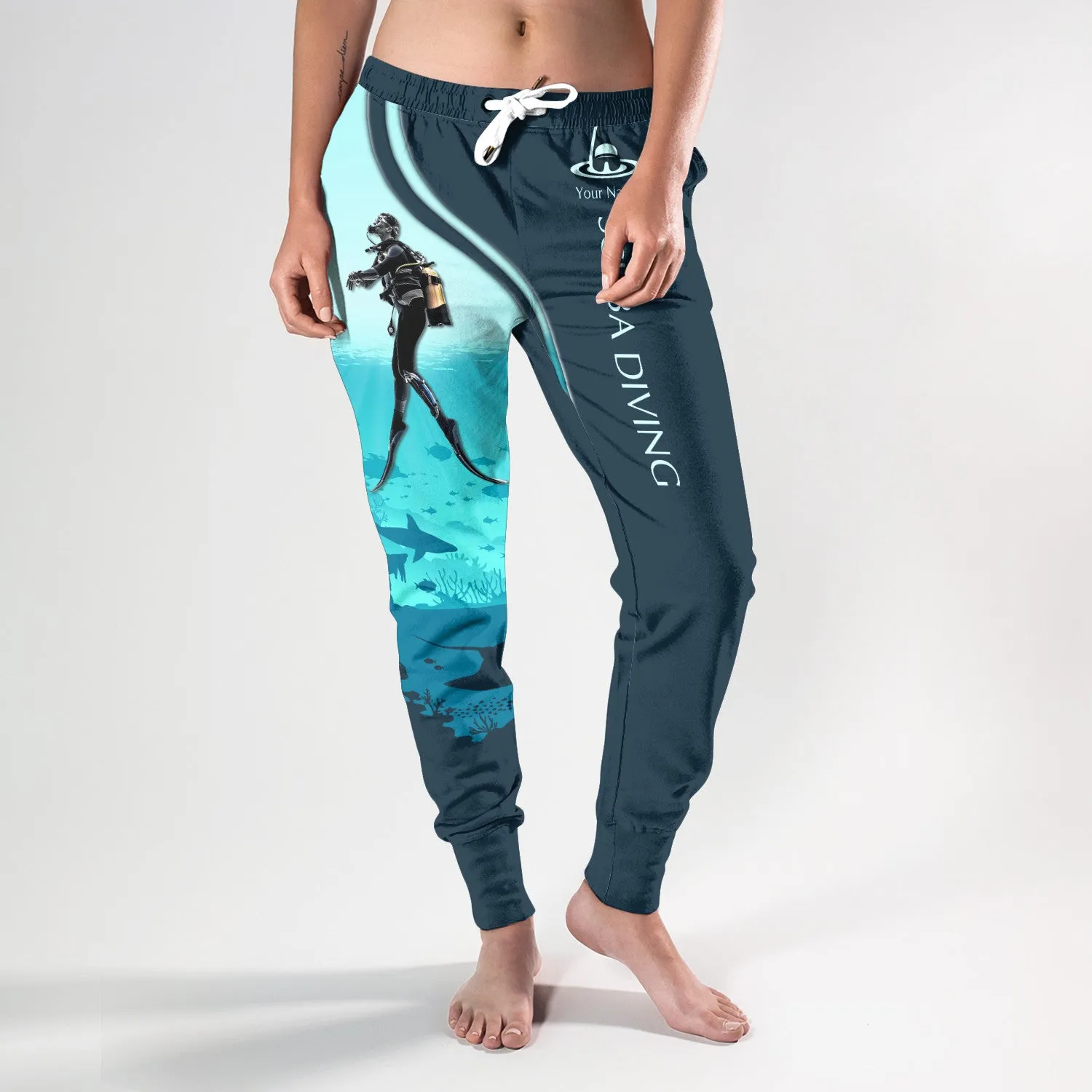 Scuba Diving Sweatpants Diving 3D Pants Custom Scuba Diver Jogger