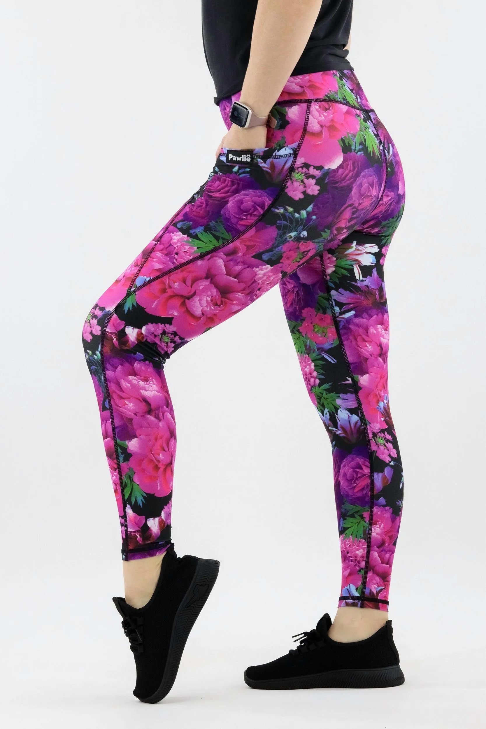 Serenity Flora - Hybrid 2.0 - Leg Pockets - Full Leggings