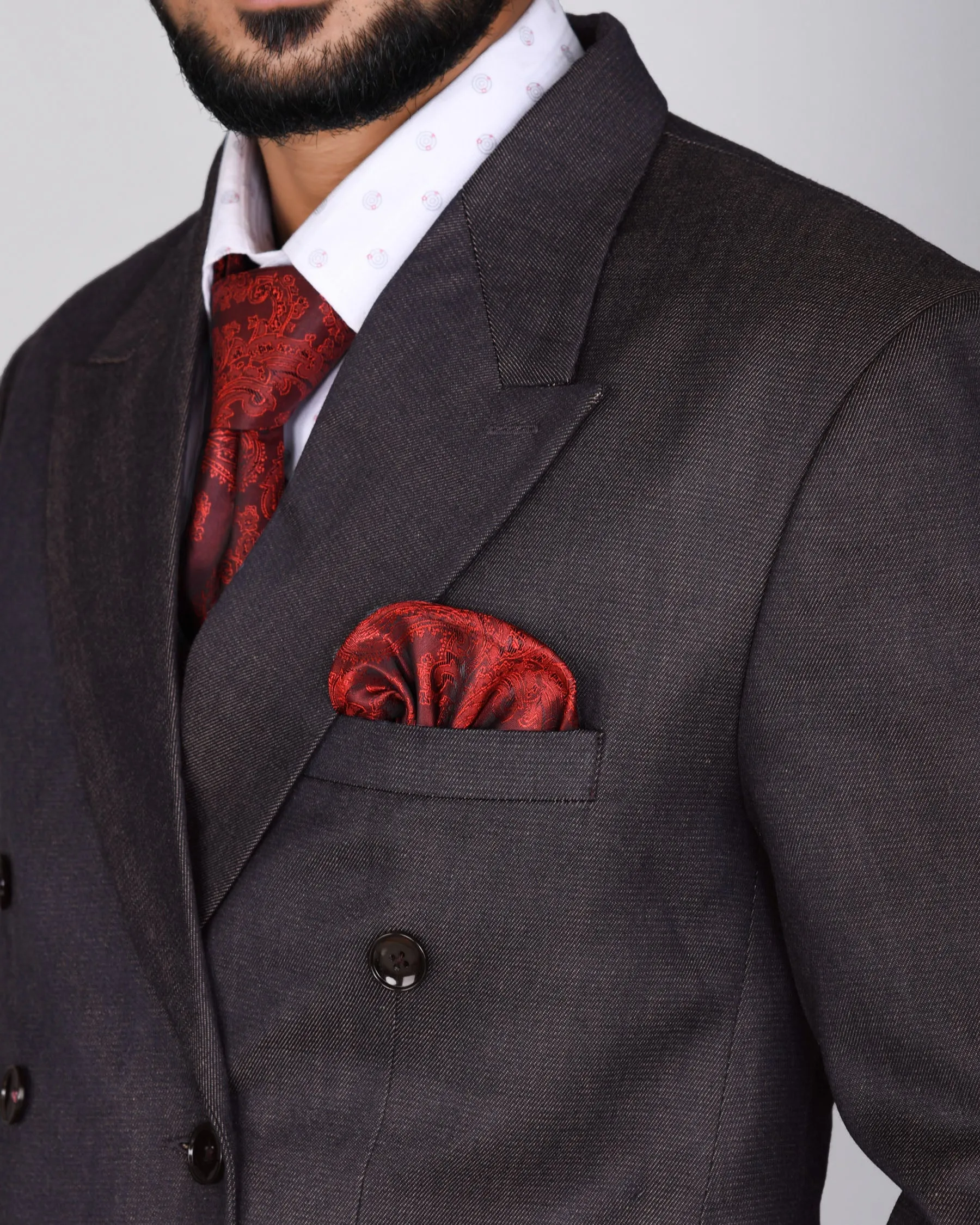 Ship Grey Double Breasted Blazer