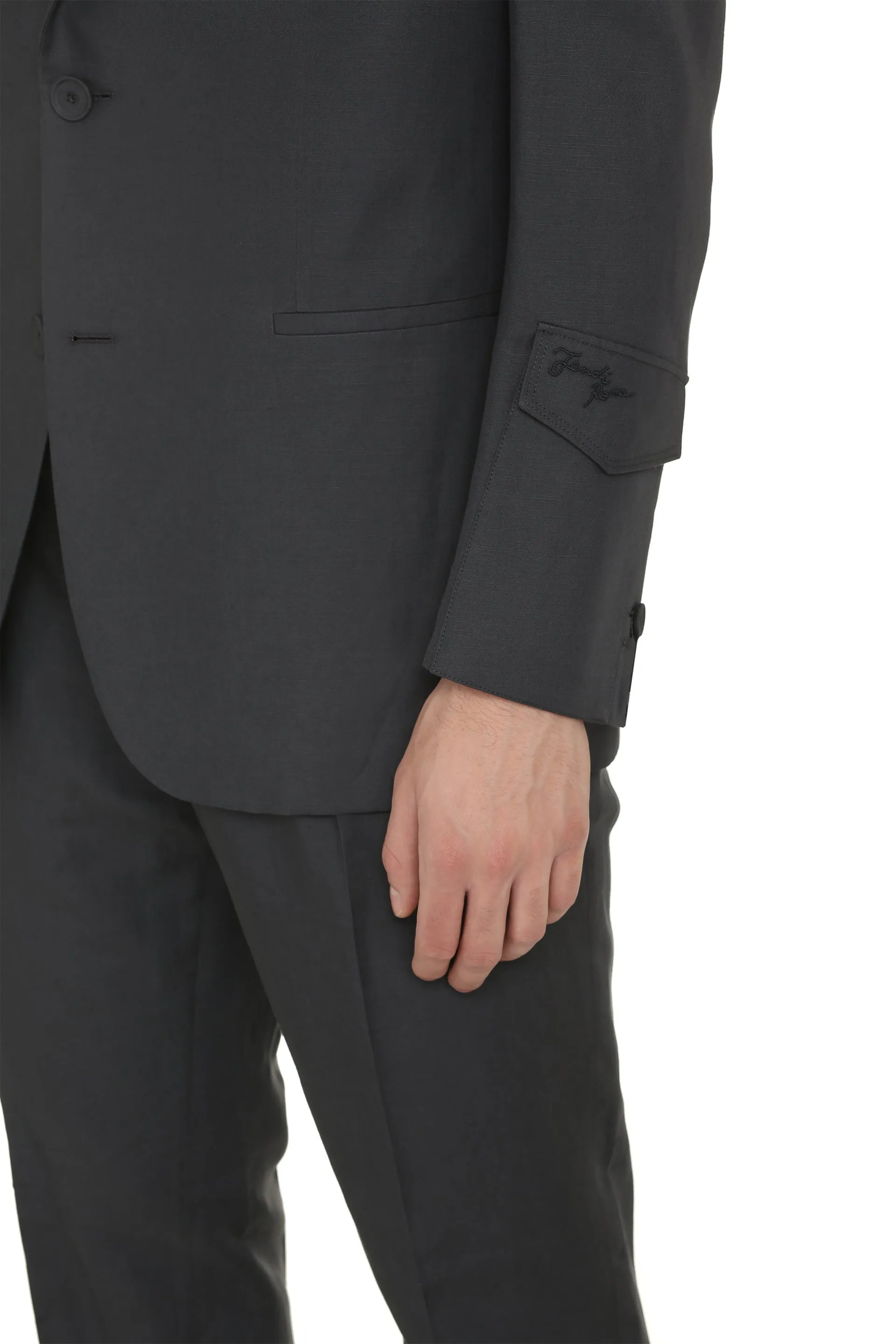 Single-breasted two-button blazer