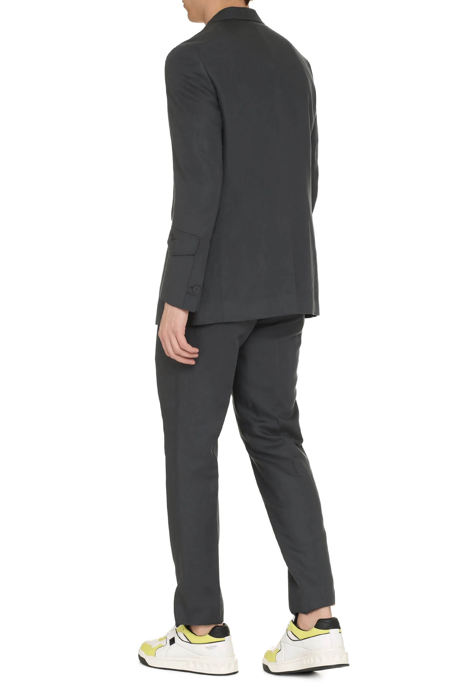 Single-breasted two-button blazer