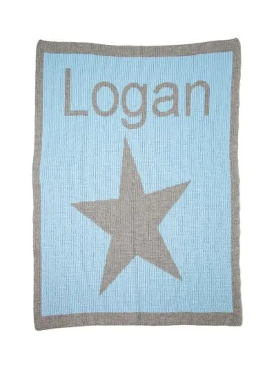 SINGLE STAR & NAME BLANKET