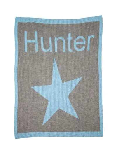 SINGLE STAR & NAME BLANKET