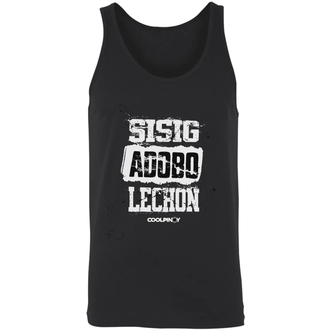 Sisig Adobo Lechon Unisex Cotton Tank Top