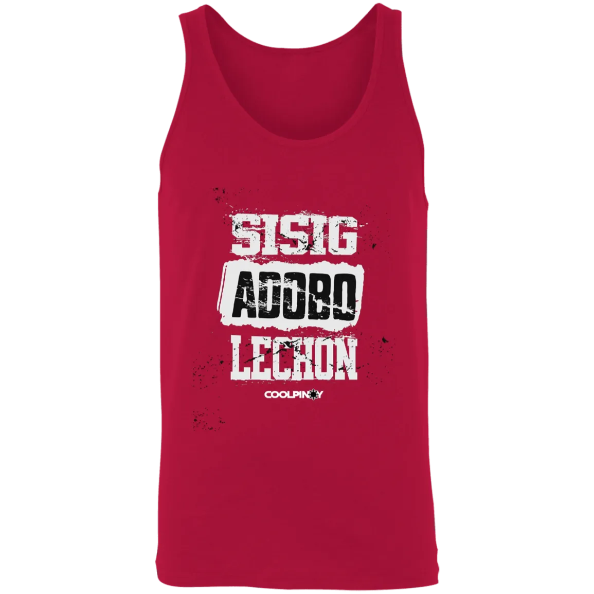Sisig Adobo Lechon Unisex Cotton Tank Top