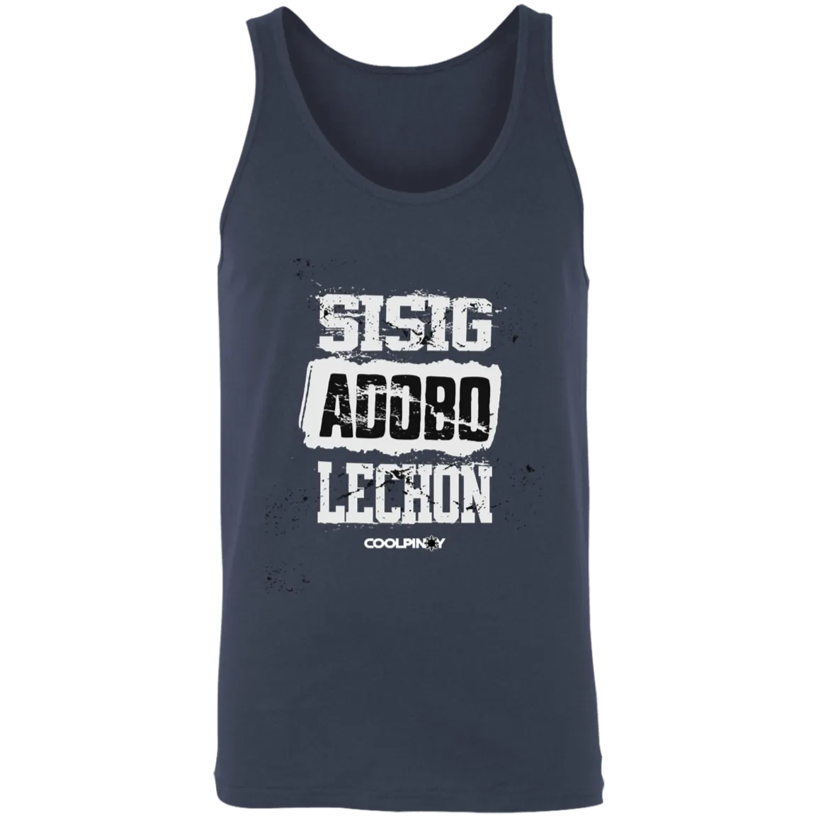 Sisig Adobo Lechon Unisex Cotton Tank Top