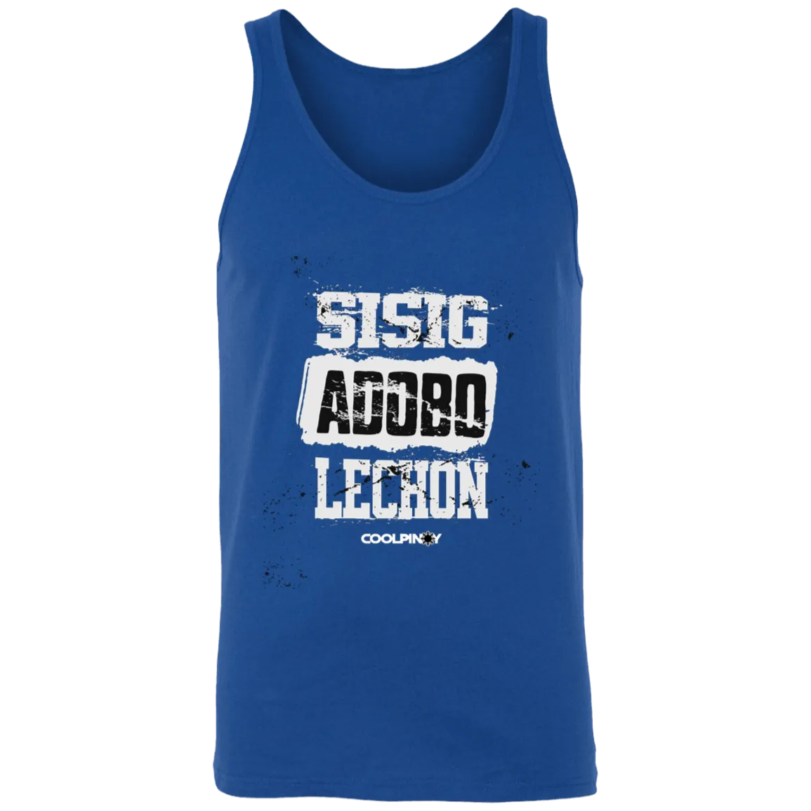 Sisig Adobo Lechon Unisex Cotton Tank Top