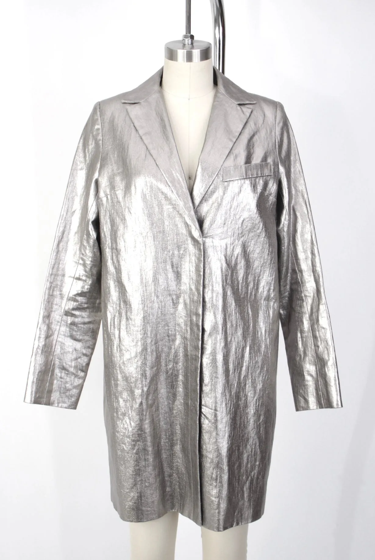 Smythe Metallic Linen Blazer