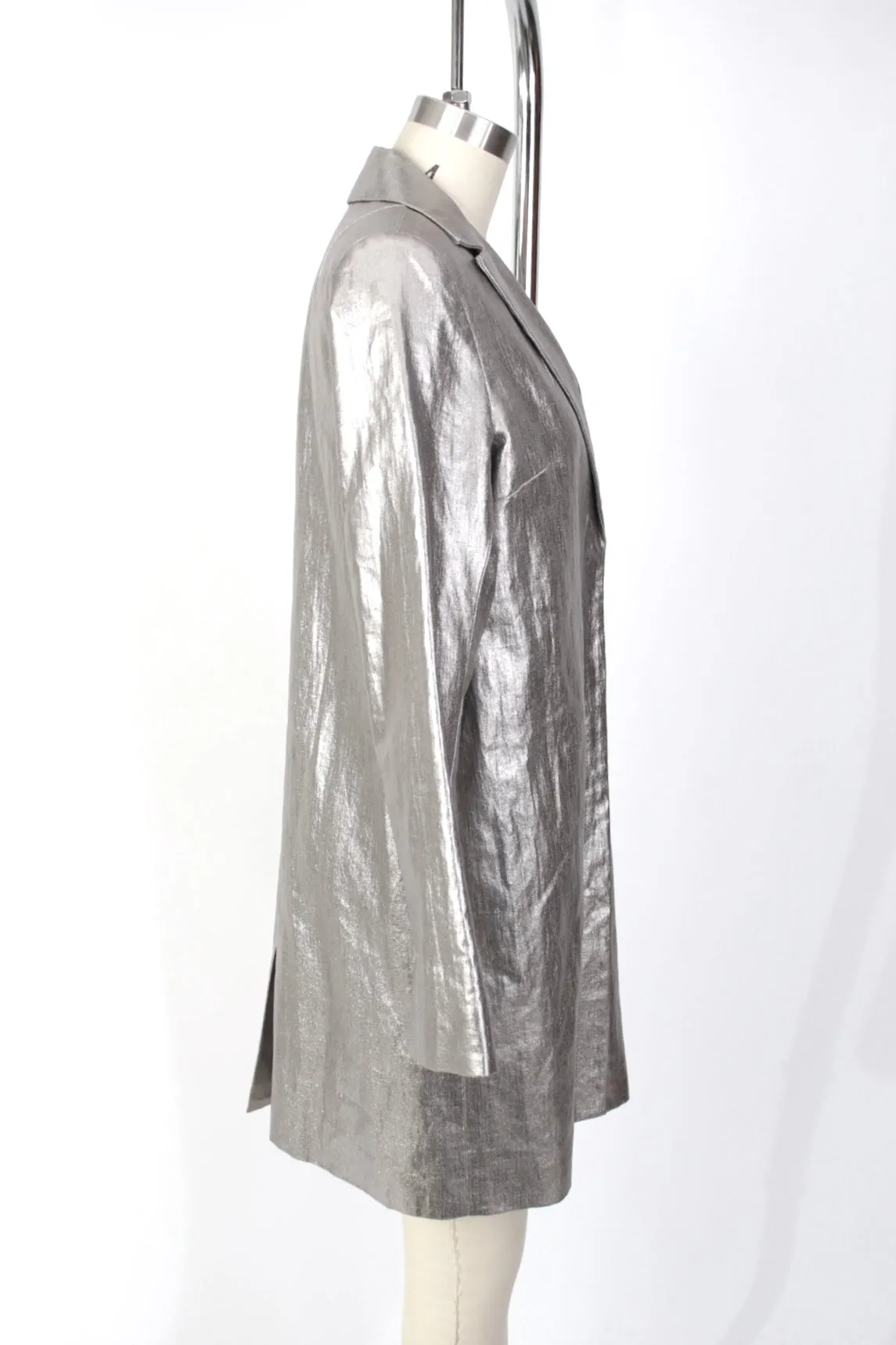 Smythe Metallic Linen Blazer