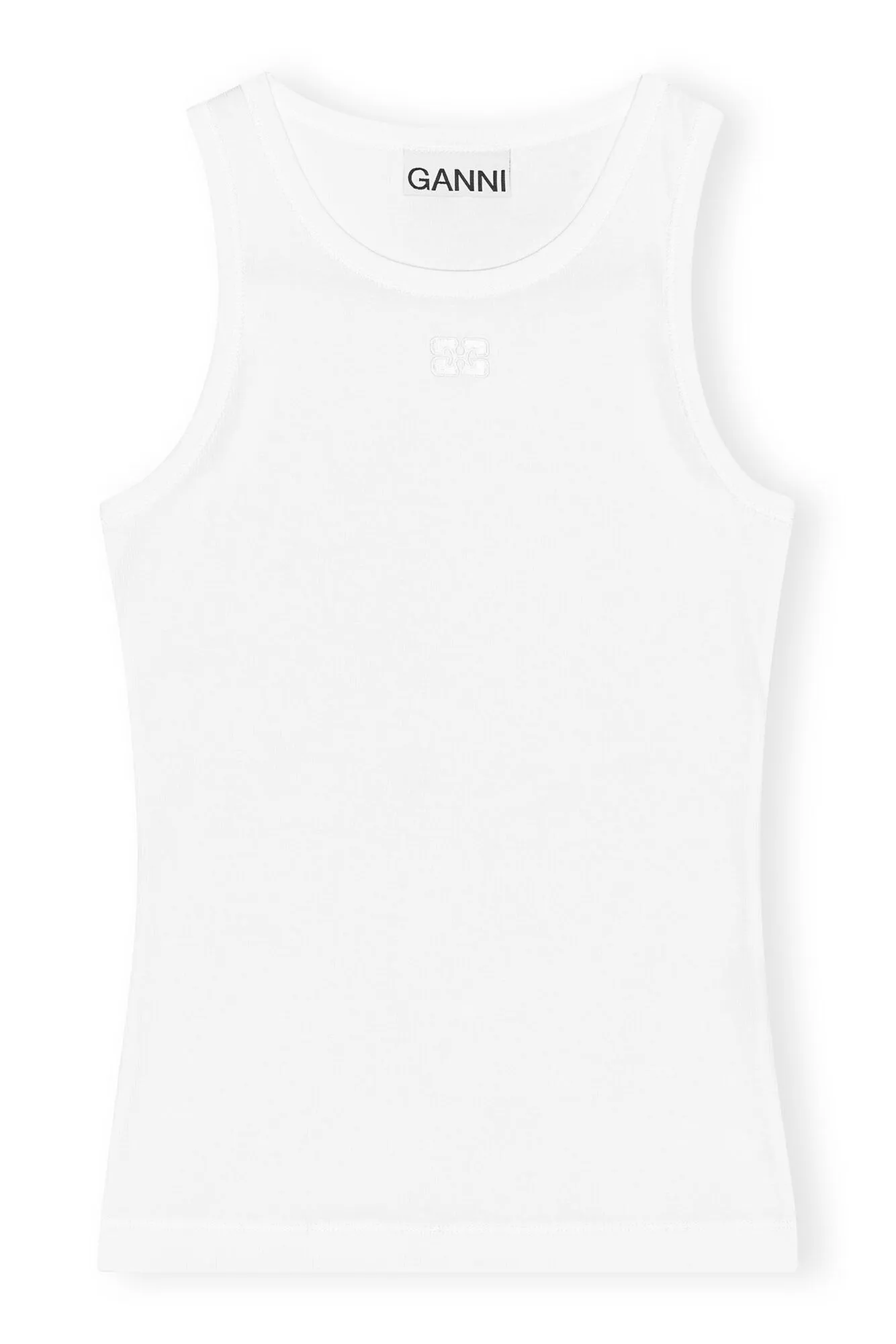 Soft Cotton Rib Jersey - Bright White