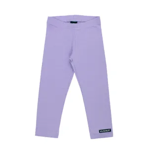Solid Lavender Purple Plain or Basic, Organic Cotton Leggings by Villervalla