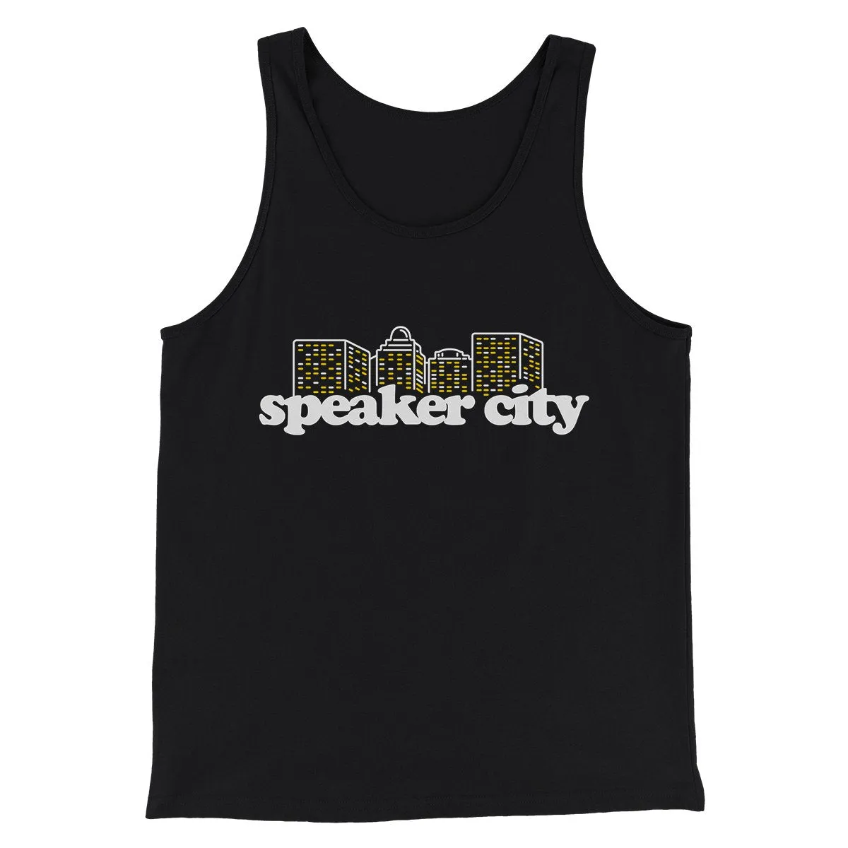 Speaker City Funny Movie Men/Unisex Tank Top