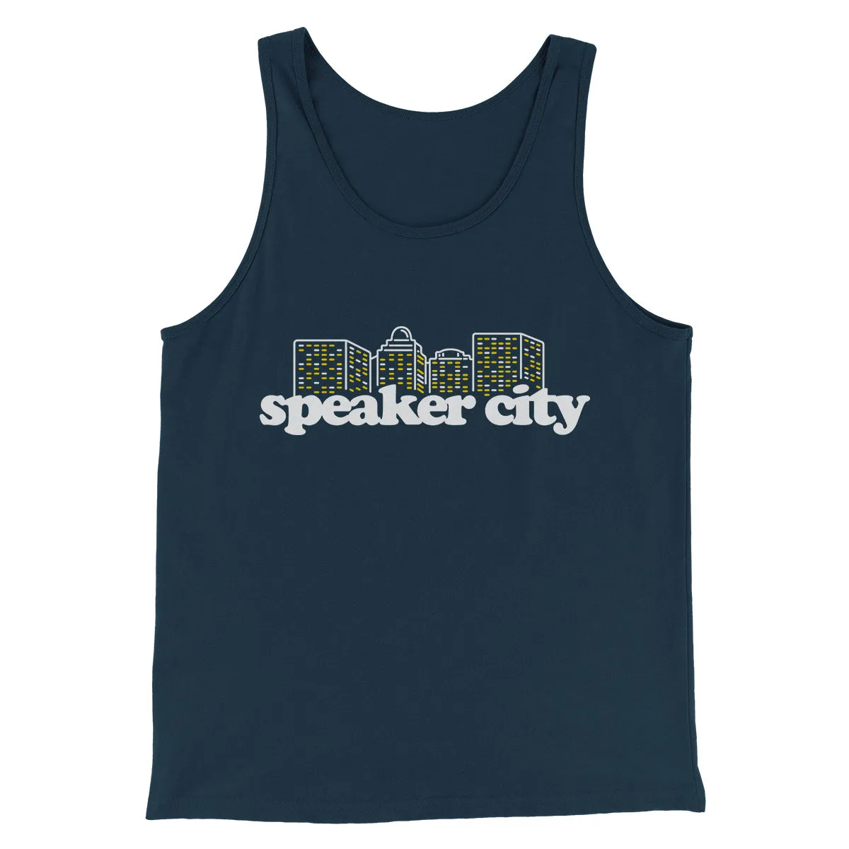 Speaker City Funny Movie Men/Unisex Tank Top